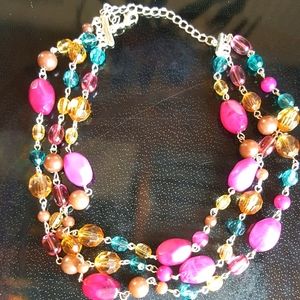 Beaded Statement Necklace